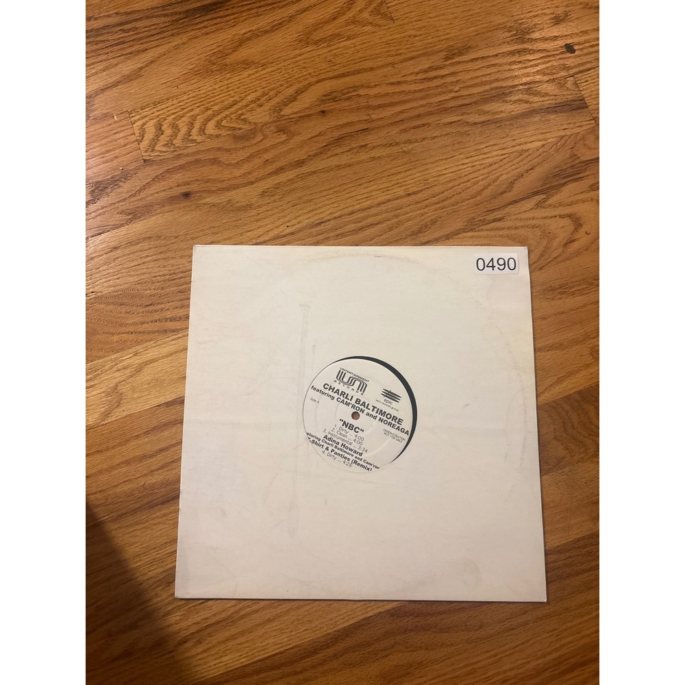Charli Baltimore NBC Adina Howard T-Shirt & Panties 12" Vinyl Promo Cam'ron Good